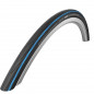 Pneu route 700x25 Schwalbe lugano tt noir/bleu tr (25-622)