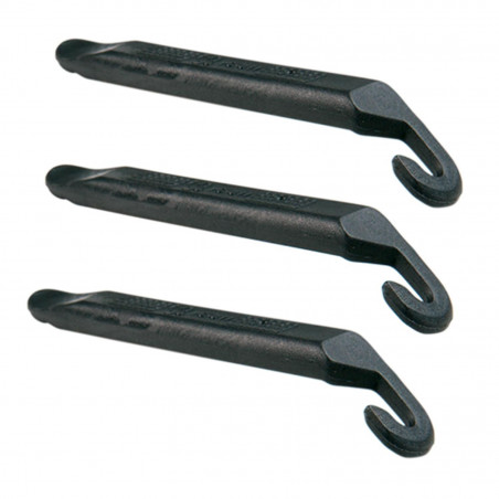 OUTIL DEMONTE PNEU VELO NYLON NOIR (JEU DE 3)
