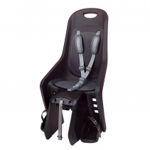 Porte bebe ar sur porte bagage Polisport bubbly maxi comp. mik hd noir coussin grisfonce