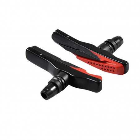 Porte patin vtt optimiz a vis v-brake asymetrique bi-gomme type Shimano a cartouche (pr)