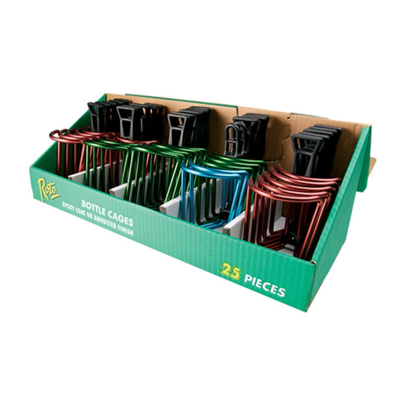 PORTE BIDON COULEUR ANODISEE D6MM 75GR/PIECE (PRESENTOIR X25)