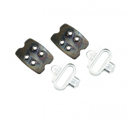 CALE PEDALE VTT SPD SHIMANO SM-SH56 MOBILE ARGENT   ECROU DE CALE (PR)
