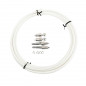 DURITE DE FREIN HYDRAULIQUE BLANCHE 3000MM AVEC CONNECTEURS/OLIVES/EM600 2.5MM X 5.3MM