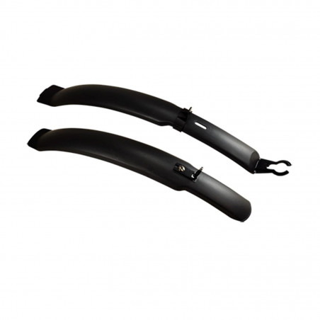GARDE BOUE VTT 24/26/28" OPTIMIZ CLIPS V-BRAKE NOIR (PR)