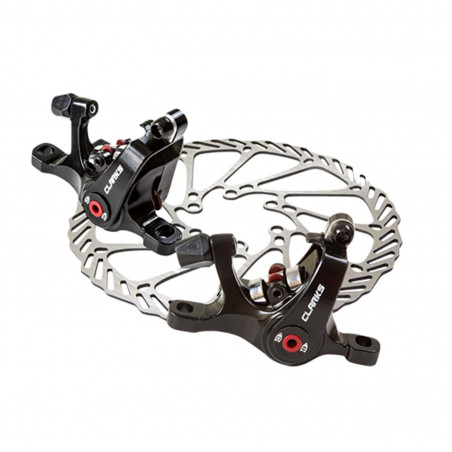 FREIN DISQUE AV/AR MECANIQUE CLARKS CMD22-FM (DOUBLE PISTON) 160MM ROUTE GRAVEL CYCLOCROSS