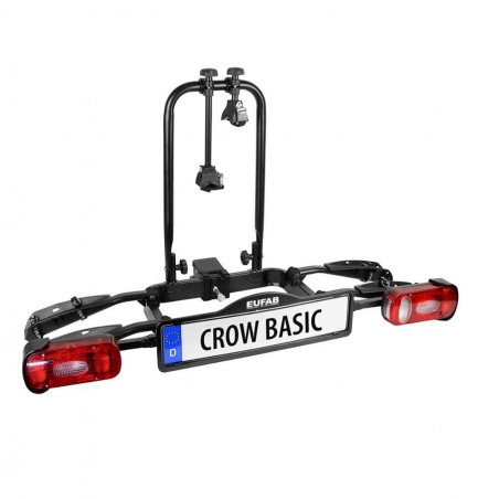 PORTE VELO SUR ATTELAGE PLATEFORME EUFAB CROW BASIC PLIABLE  2 VELOS