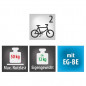 PORTE VELO SUR ATTELAGE PLATEFORME EUFAB CROW BASIC PLIABLE  2 VELOS