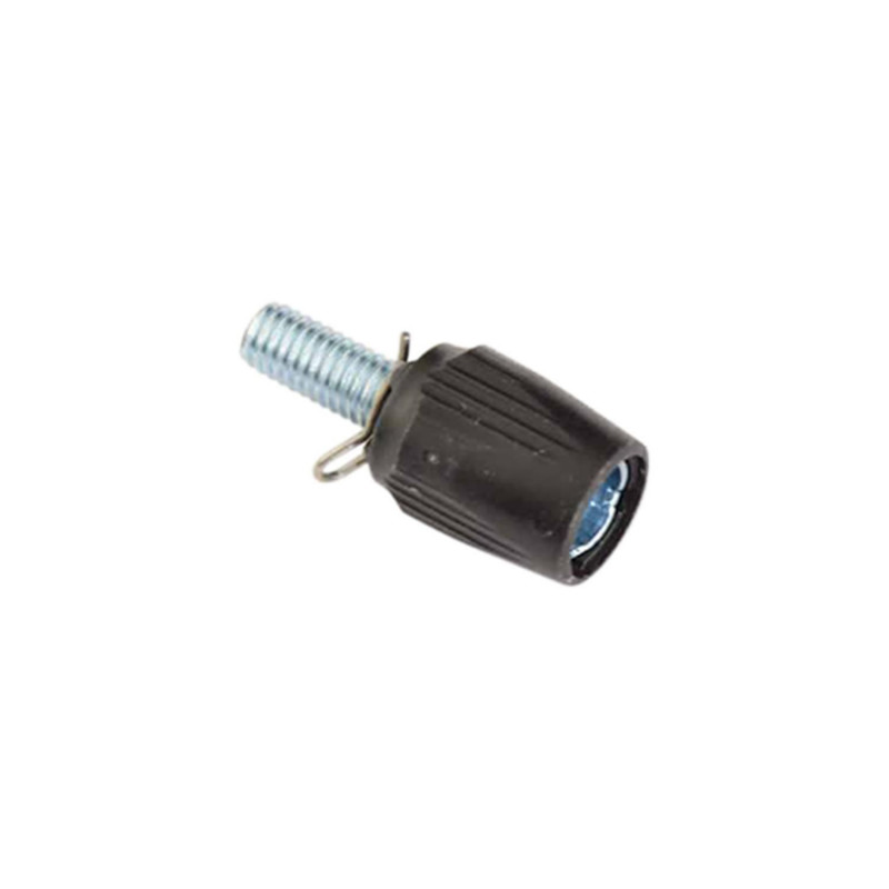 BUTEE/ARRET/EMBOUT GAINE REGLABLE ALU D5 POUR CADRE (X1)