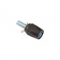 BUTEE/ARRET/EMBOUT GAINE REGLABLE ALU D5 POUR CADRE (X1)