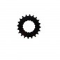 PIGNON MOTEUR COMPATIBLE BOSCH E-BIKE/VAE ACIER 20 D. NOIR 3/3 (2 EME GENERATION)
