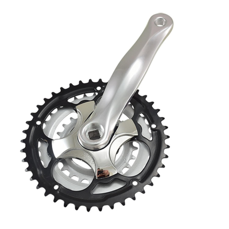 PEDALIER VTT TRIPLE 42-34-24D L170 ALU 7/8V (AXE CARRE 122MM)