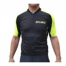 MAILLOT OPTIMIZ MC NOIR/JAUNE FLUO TAILLE XL