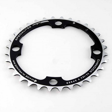 PLATEAU VTT TRIPLE DIAM 104 INTERM 34DTS NOIR 4 BRANCHES CHINOOK TA 9V