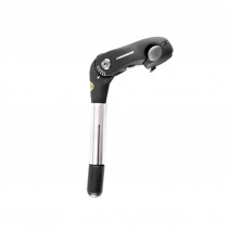 POTENCE REGLABLE PLONGEUR D22.2/25.4 L80 ALU NOIR OUVRABLE 0 A 50° (CINTRE 25.4)