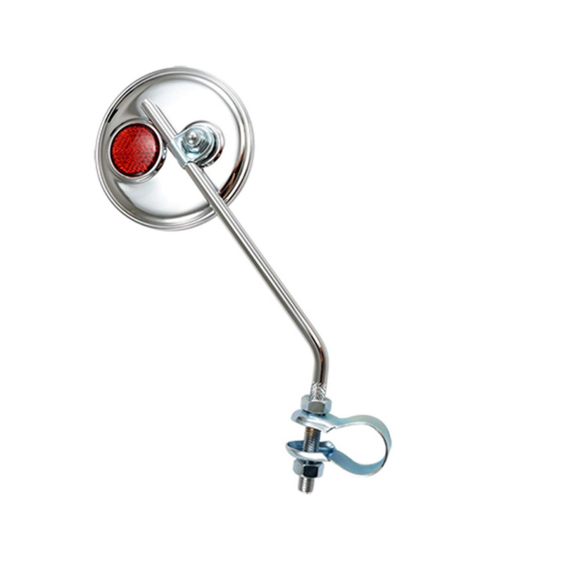 RETRO VELO CHROME A COLLIER GAUCHE/DROITE OPTIMIZ AVEC CATADIOPTRE
