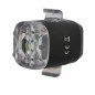ECLAIRAGE VELO RECHARG.USB AV AR KHEAX LED NASH 50/20 LUMENS NOIR (FIX.CINTRE/TIGE DE SELL