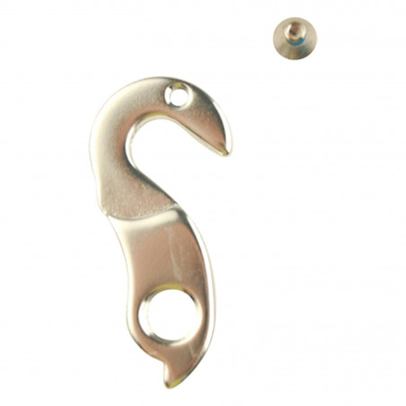 Patte derailleur alu  adaptable    cadre mbk / vtc (ref mbk 17780) (gh - 049)