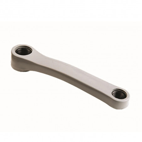 MANIVELLE GAUCHE VTT L170 ACIER PLASTIFIE GRISE