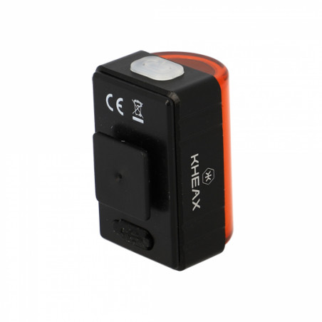 ECLAIRAGE VELO RECHARG.USB AR KHEAX TEGMEN 100 LUMENS (FIXATION TIGE DE SELLE)