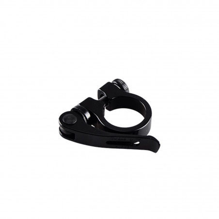 COLLIER TIGE DE SELLE VTT/VTC D31.8 MM NOIR ALU   SERRAGE RAPIDE
