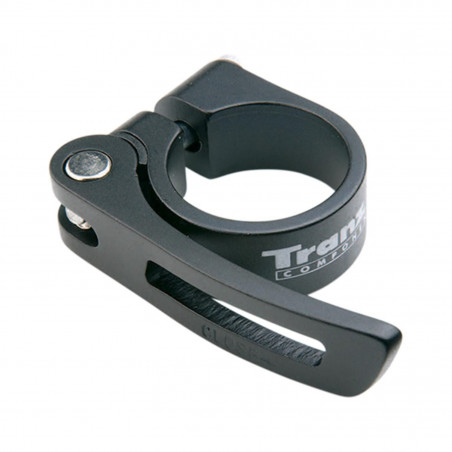 COLLIER TIGE DE SELLE VTT/VTC D34.9 MM NOIR ALU   SERRAGE RAPIDE