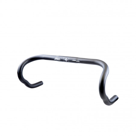 CINTRE ROUTE ALU D.26  42 AXE/AXE (44 EXTERIEUR) NOIR ANATOMIQUE (PROF.110MM/HT.155MM)