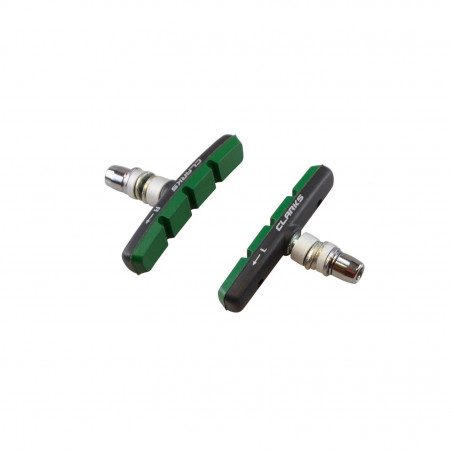 Porte patin vtt/e bike/vae clarks a vis v-brake symetrique renforce vert (pr)