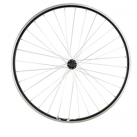 Roue route 650 av jante noir mach1 rj project. moyeu alu miche magnum