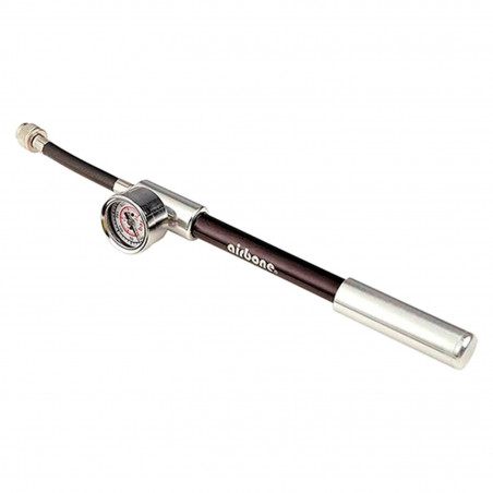 Pompe amortisseur et fourche alu/noir avec mano 20 bars