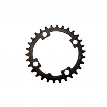 PLATEAU VTT MONO DIAM  96 EXTER 30DTS NOIR 4 BRANCHES SUNRACE CRMS00 ACIER 1X10/11/12V.