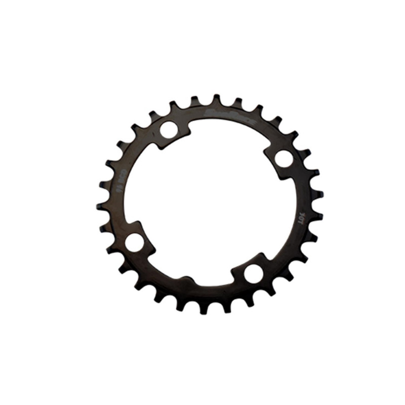 PLATEAU VTT MONO DIAM  96 EXTER 30DTS NOIR 4 BRANCHES SUNRACE CRMS00 ACIER 1X10/11/12V.