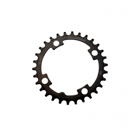 PLATEAU VTT MONO DIAM  96 EXTER 30DTS NOIR 4 BRANCHES SUNRACE CRMS00 ACIER 1X10/11/12V.