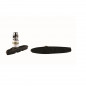 Porte patin vtt optimiz  a vis v-brake asymetrique 72mm noir (2 pr)