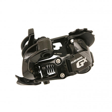 Derailleur vtt arriere Sram 10v. gx type 2.1 noir chape courte