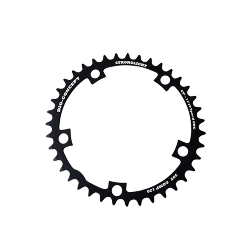 PLATEAU ROUTE DIAM 130 INTER 39DTS NOIR CT2 OVALE BIO CONCEPT STRONG 11/10V 5 BRANCHES