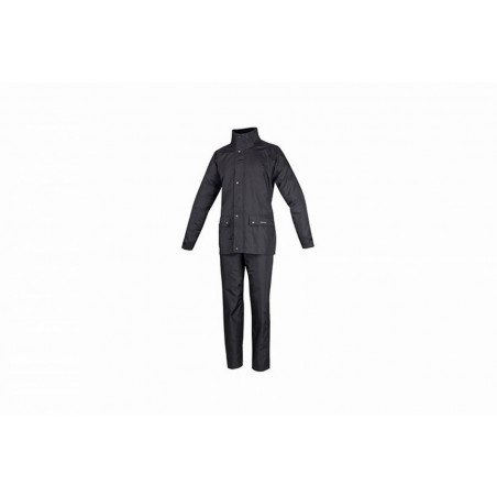 VETEMENT DE PLUIE TUCANO SET DILUVIO PLUS NOIR  L  (PACK VESTE PANTALON) (EPI CE 1ère CATEGORIE - HOMOLOGUE EN 14360:2004)