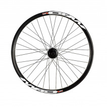 ROUE VTT/DH 26" AV JANTE ALU NOIR MACH1 MAD. MOYEU DISC 6T AXE TRAVERSANT 20X110