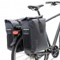 SACOCHE VELO PORTE BAGAGE A PONT NEWLOOXS VARO DOUBLE PANNIER RACKTIME GRIS - 40 LITRES -
