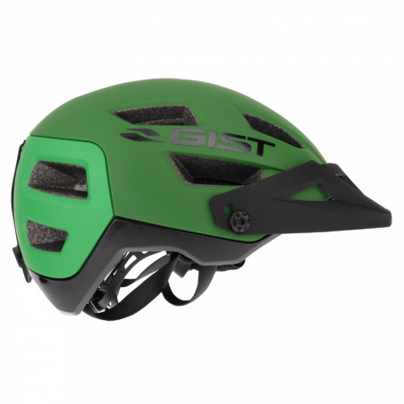 CASQUE VELO ADULTE GIST VTT KOP VERT IN-MOLD TAILLE 58-62 AVEC VISIERE REGLABLE EN 3 POSITIONS ET FIT-SYSTEM (VENDU EN BOITE)