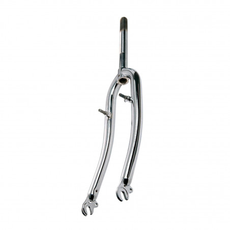 FOURCHE VTT 26" ACIER CHROMEE FILETEE 1" V-BRAKE A TASSEAUX