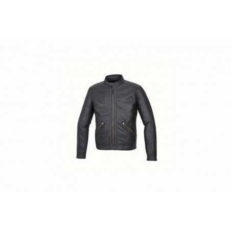 VESTE TUCANO PRINTEMPS-ETE TOM CUIR NOIR  T46 (L)