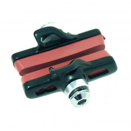 Porte patin route clarks noir/rouge jte carb. adapt. campa (pr)