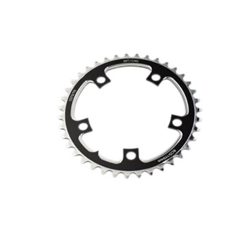 PLATEAU ROUTE DIAM 110 INTER 39DTS NOIR ALU CNC 8/9/10V. 5 BRANCHES