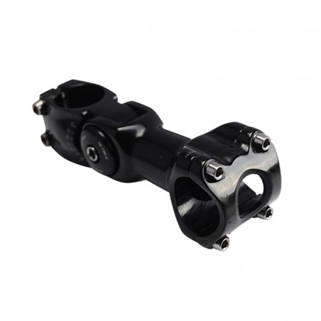 POTENCE REGLABLE AHEAD SET 1"1/8 L110 ALU OPTIMIZ NOIR OUVRABLE 0 A 60° (CINTRE 31.8)