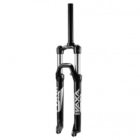 FOURCHE VTT 26 " ZOOM VAXA 28 NOIR POUR DISC REGLABLE-BLOCABLE AU GUIDON DEB. 100MM PIVOT LISSE 296mm 1''1-8-28,6 EXTERIEUR