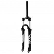 FOURCHE VTT 27.5 " ZOOM VAXA 28 NOIR REGLABLE-BLOCABLE AU GUIDON DEB. 100MM PIVOT LISSE 295mm CONIQUE 1" 1-2 -1''1-8-28,6