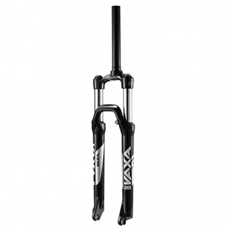 FOURCHE VTT 27.5 " ZOOM VAXA 28 NOIR REGLABLE-BLOCABLE AU GUIDON DEB. 100MM PIVOT LISSE 295mm CONIQUE 1" 1-2 -1''1-8-28,6