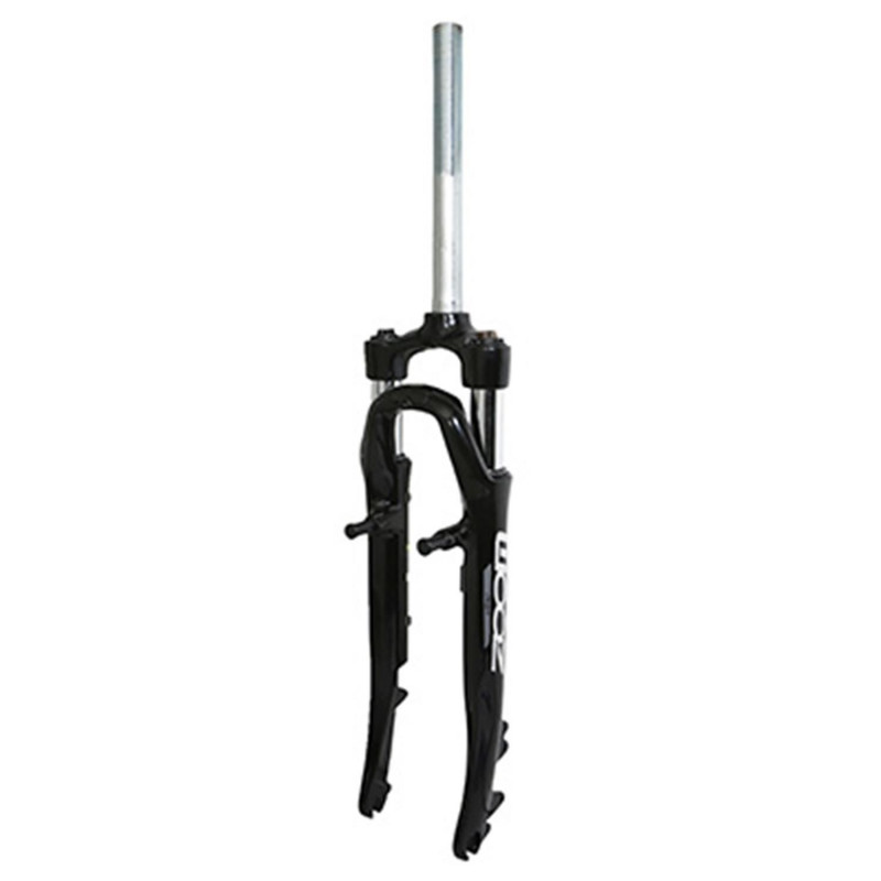 FOURCHE VTC 28 " 700X35 ZOOM 730 ALU RESSORT NOIR DEB. 50mm PIVOT (240-75) FILETE 1"-22.2 INTERIEUR COMPATIBLE V-BRAKE-DISC