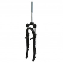 FOURCHE VTC 28 " 700X35 ZOOM 730 ALU RESSORT NOIR DEB. 50mm PIVOT (240-75) FILETE 1"1-8-25.4 INTERIEUR COMPATIBLE V-BRAKE-DISC