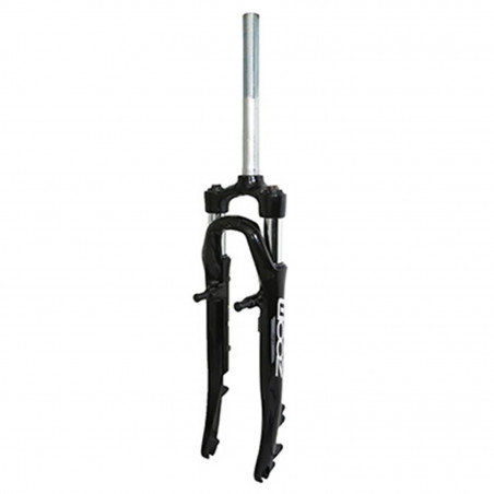FOURCHE VTC 28 " 700X35 ZOOM 730 ALU RESSORT NOIR DEB. 50mm PIVOT (240-75) FILETE 1"1-8-25.4 INTERIEUR COMPATIBLE V-BRAKE-DISC